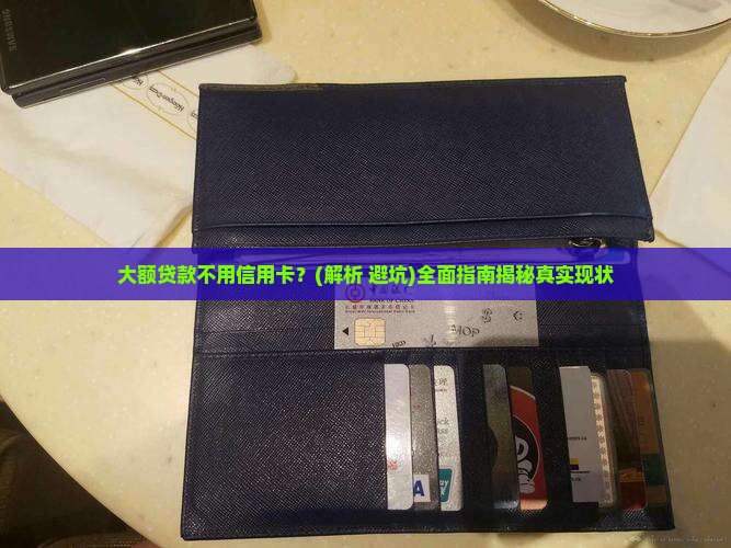 大额贷款不用信用卡