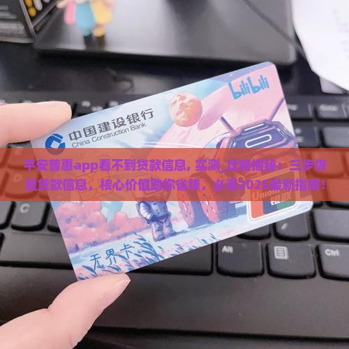 平安普惠app看不到贷款信息