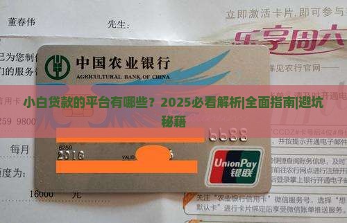 小白贷款的平台有哪些