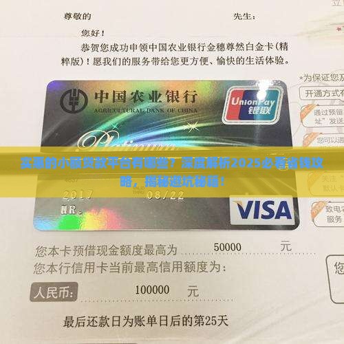 实惠的小额贷款平台
