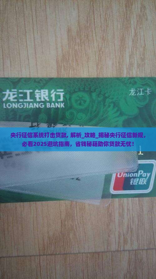 央行征信系统打击贷款