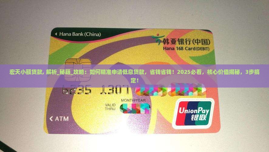 宏天小额贷款