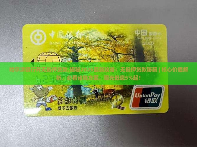 哈尔滨银行有无抵押贷款