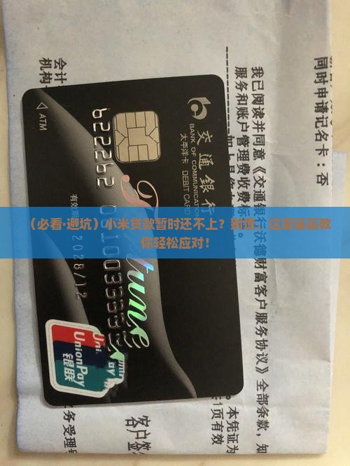 小米贷款暂时还不上