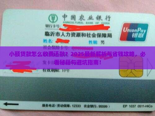 小额贷款怎么收费还款
