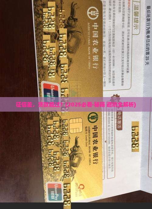 征信是c贷款能过吗