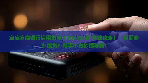 宝应农商银行信用贷款