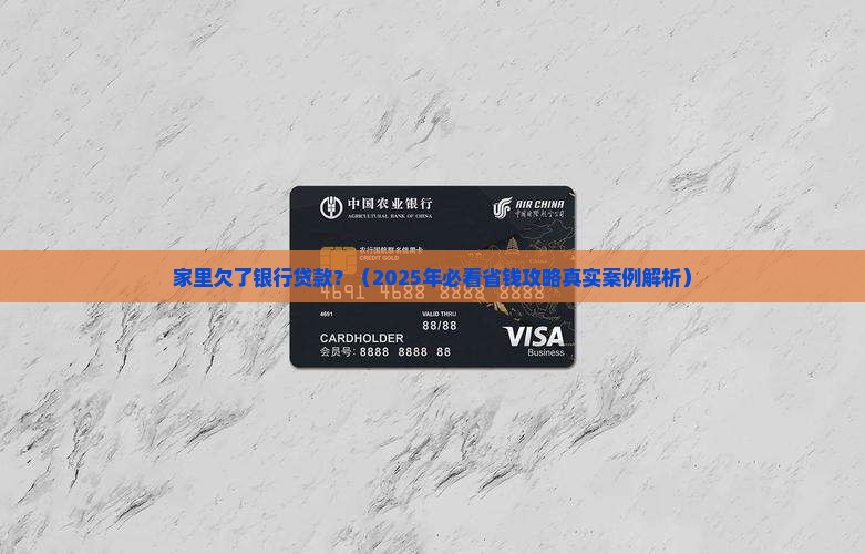 家里欠银行贷款