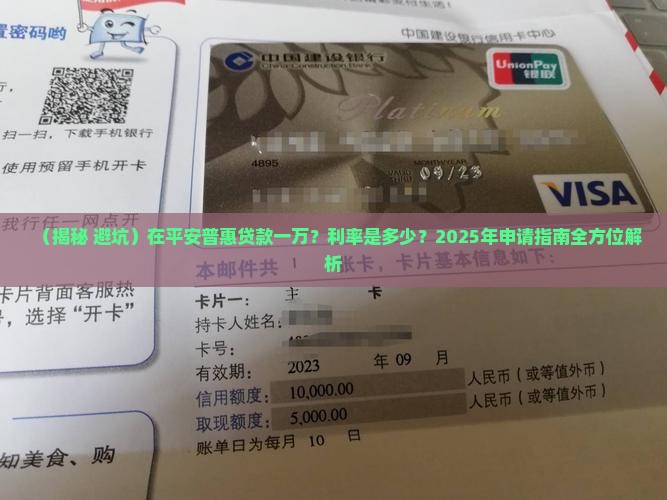 在平安普惠贷款一万