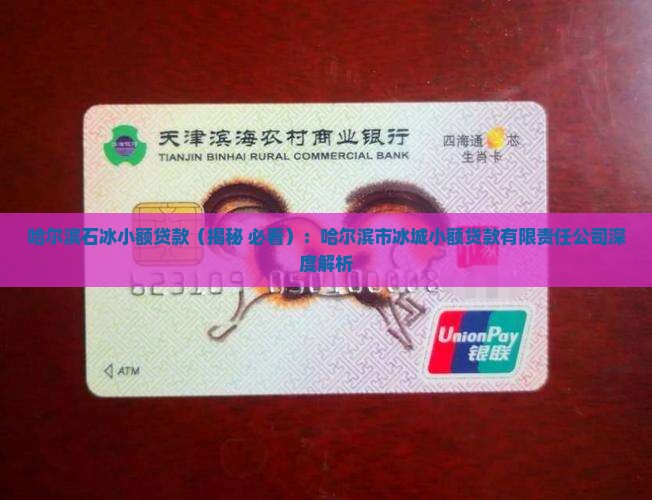 哈尔滨石冰小额贷款
