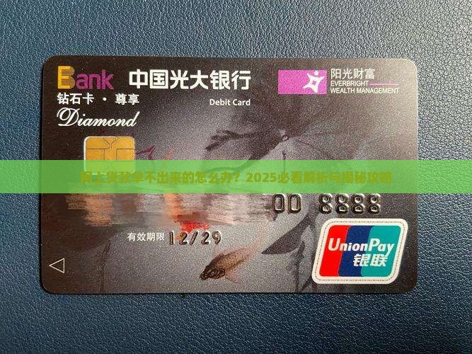 在网上贷款钱拿不出来