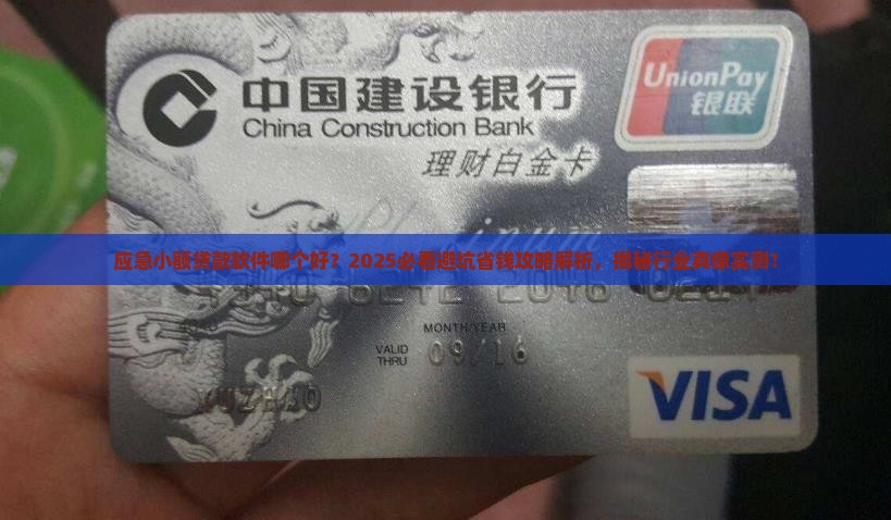 应急小额贷款软件哪个好