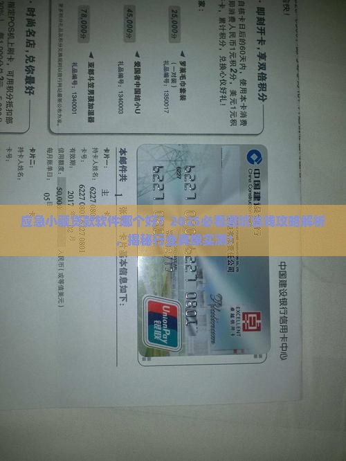 应急小额贷款软件哪个好