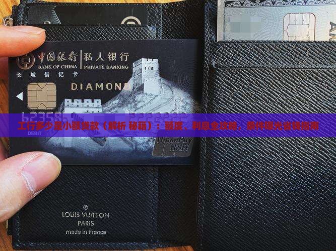 工行多少是小额贷款