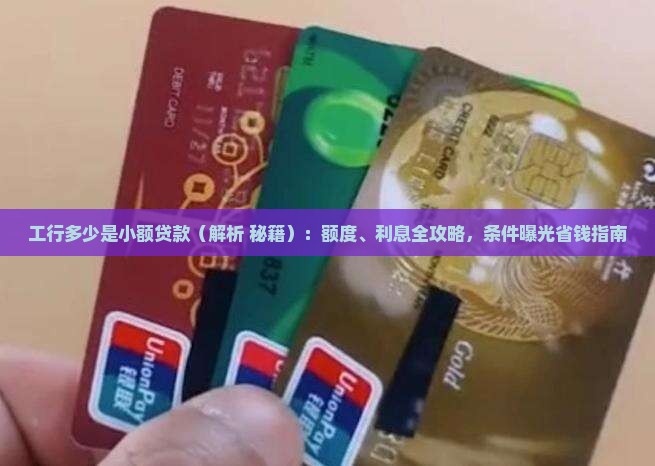 工行多少是小额贷款