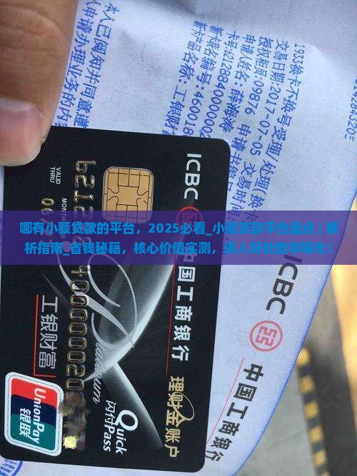哪有小额贷款的平台