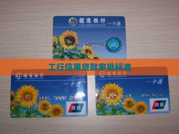 工行信用贷款审批标准