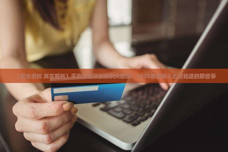 平安普惠贷款案例分析