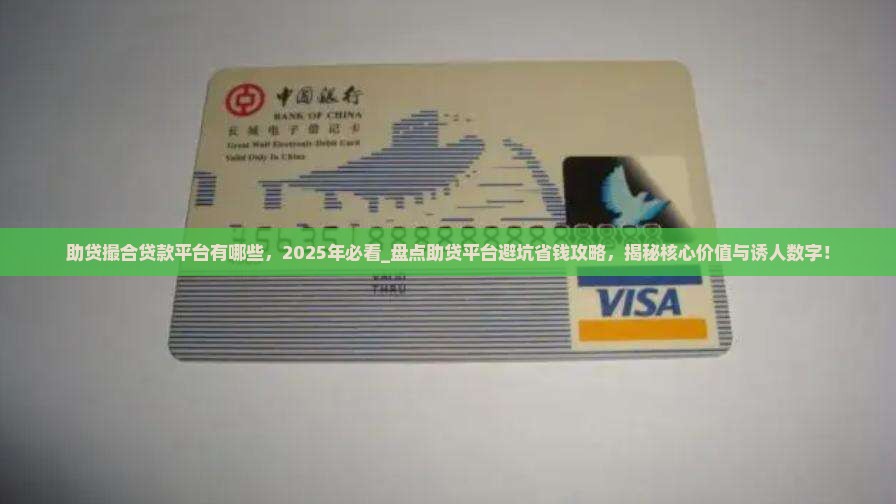 助贷撮合贷款平台有哪些