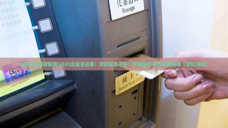 小额公司贷款额度