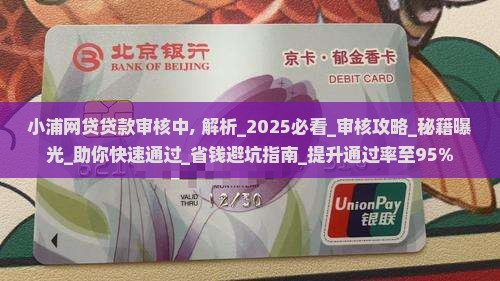 小浦网贷贷款审核中
