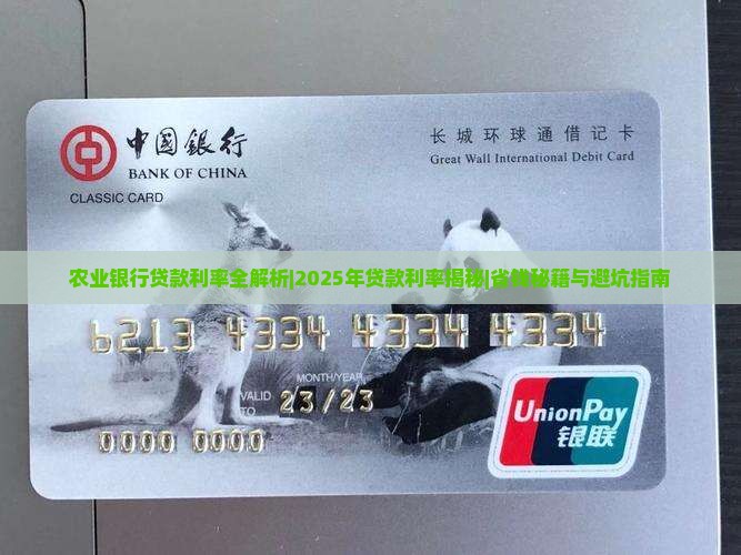 农行银行app贷款利息