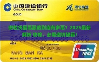 微粒贷最高多少贷款额度