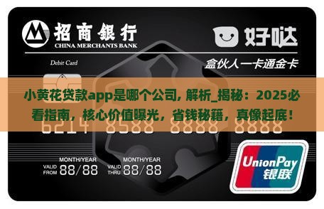 小黄花贷款app是哪个公司
