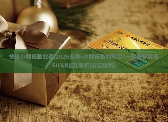 快贷小额贷款业务