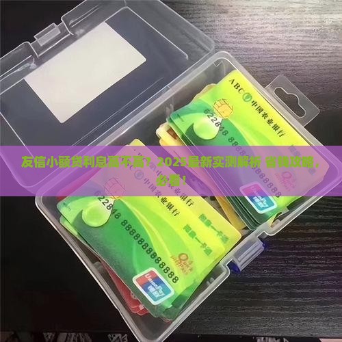 友信小额贷款利息多少钱