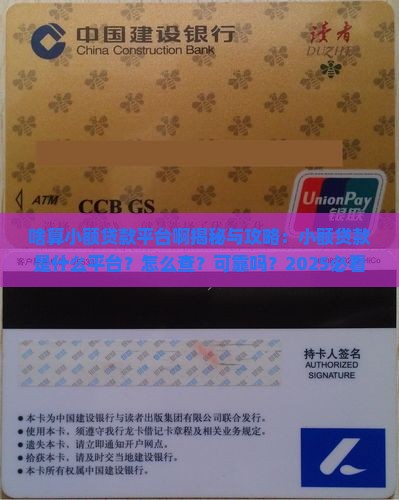 啥算小额贷款平台啊