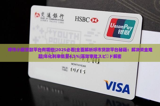 呼市小额贷款平台有哪些