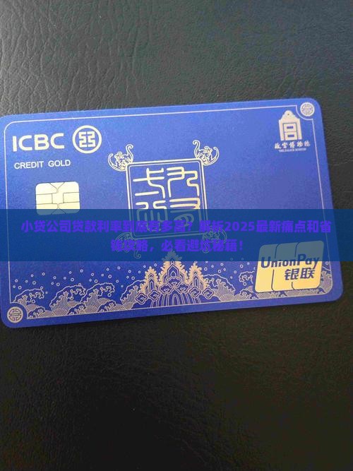 小贷公司贷款利率