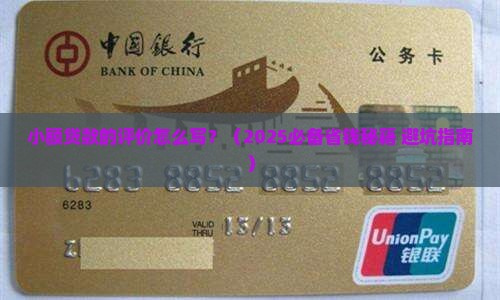 小额贷款的评价怎么写简短
