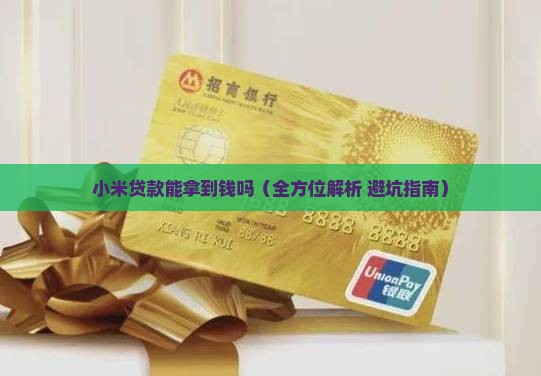 小米贷款能拿到钱吗