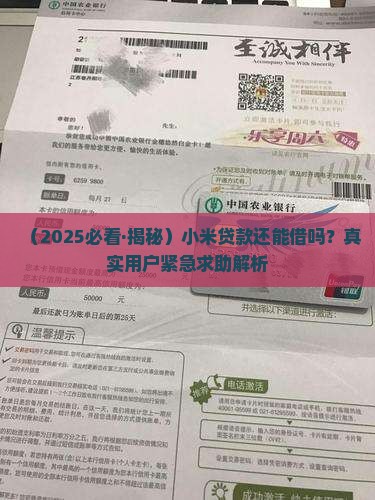 小米贷款随着还可以吗