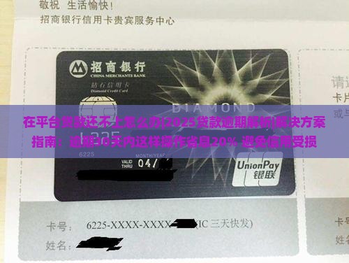 在平台贷款还不上怎么办