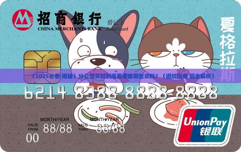 分公司贷款需要资料