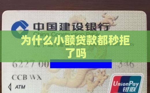 小额贷款都秒拒