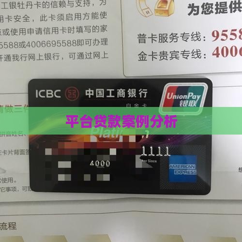 平台贷款案件