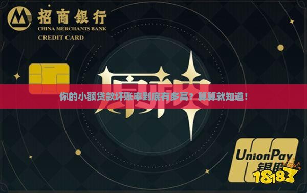 小额贷款坏帐率怎么算