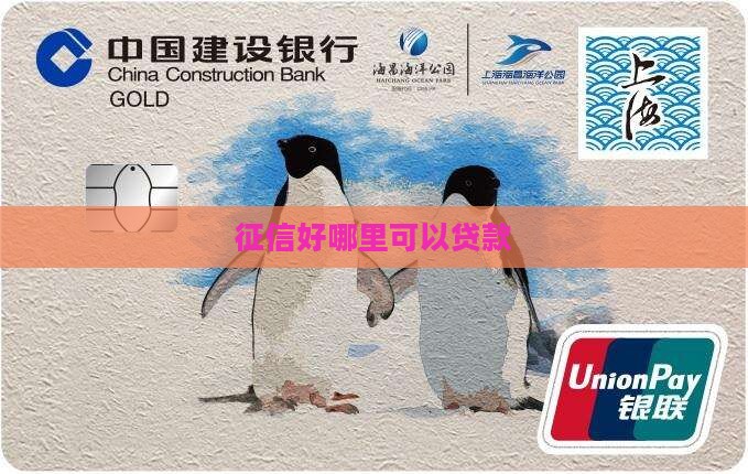 征信好哪里可以贷款