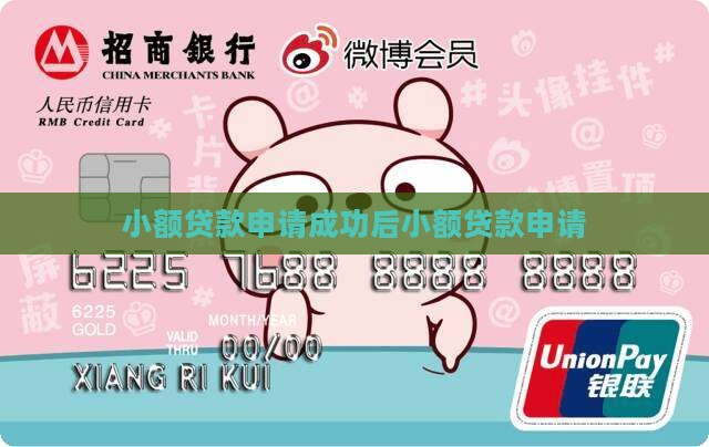 小额贷款申请成功后
