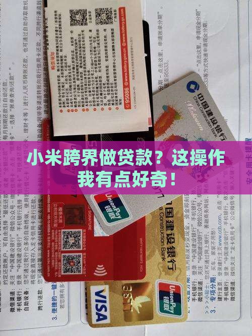 小米怎么做贷款了 小米怎么做贷款了