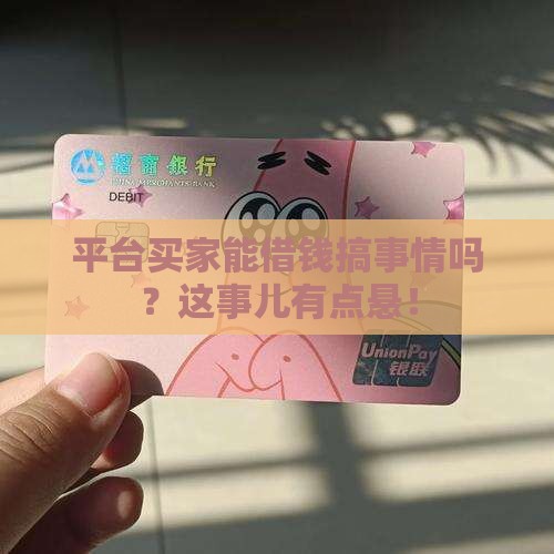 平台买家可以贷款吗现在
