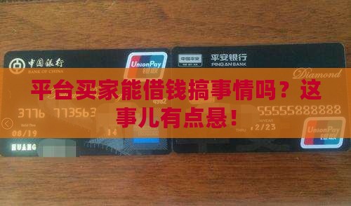 平台买家可以贷款吗现在