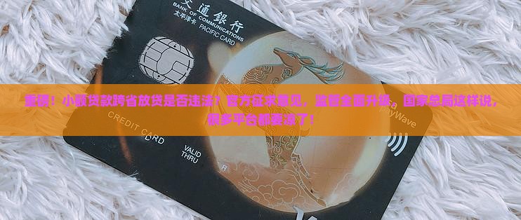 小额贷款可以跨省放贷吗