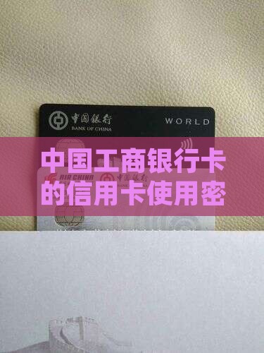 工行贷款信用卡用密码吗