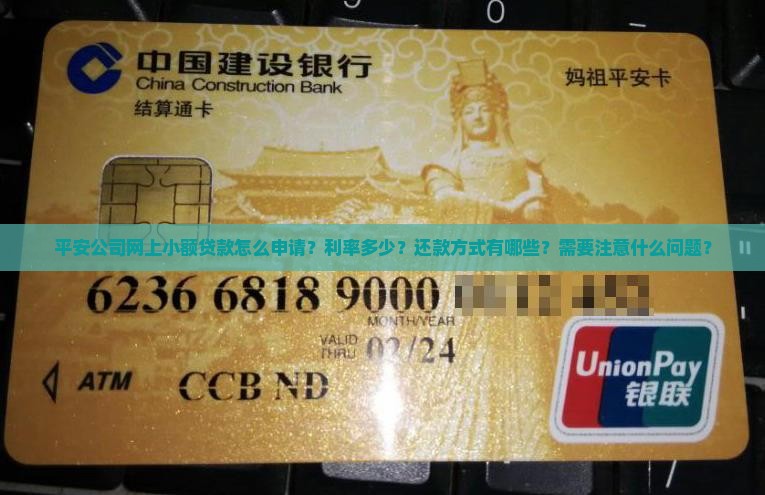 平安公司网上小额贷款