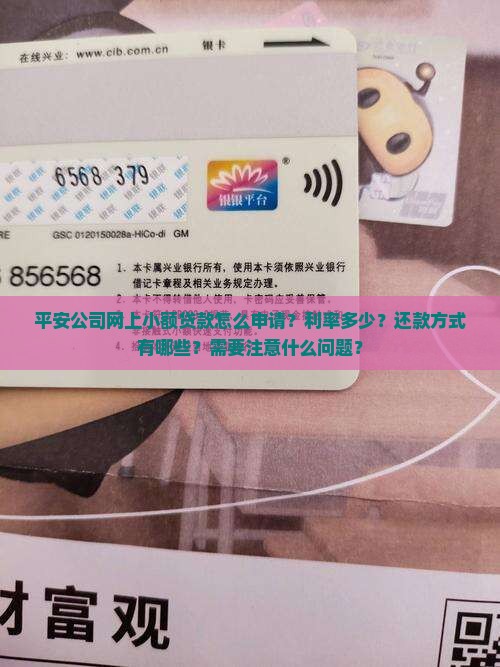 平安公司网上小额贷款